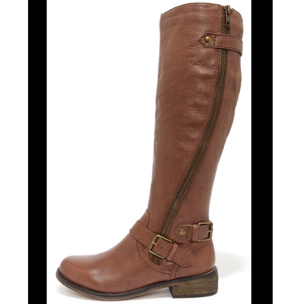 Steve Madden authentic leather brown boots!